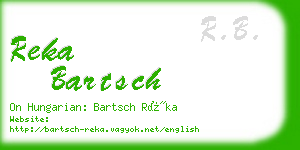 reka bartsch business card